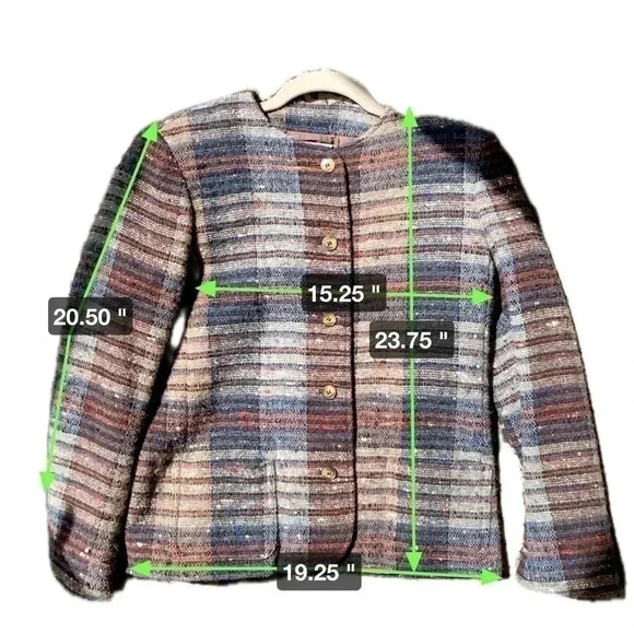 Vintage jaeger wool blazer jacket - women’s L - made in Great Britain - Picture 9 of 9